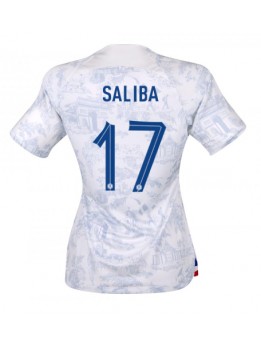Ženski Nogometna dresi replika Francija William Saliba #17 Gostujoči SP 2022 Kratek rokav